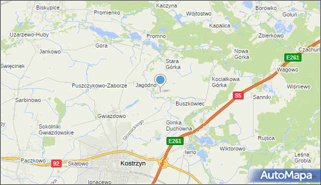 mapa Glinka Szlachecka, Glinka Szlachecka na mapie Targeo